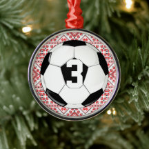Fußball (Fußball) Spieler Jersey Nummer Weihnachte