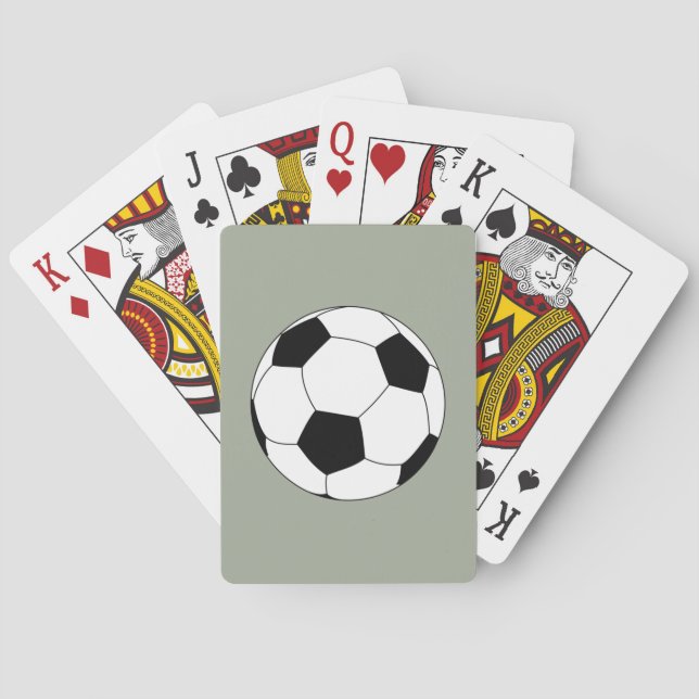 Fußball (Fußball) Spielkarten (Rückseite)
