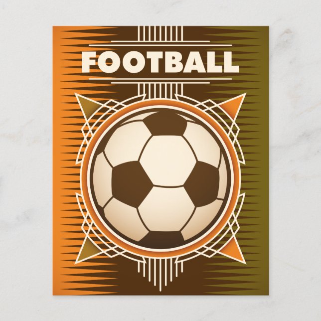 Fußball-Fußball-Sportball Flyer (Vorne)