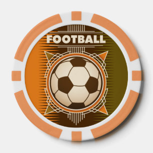 Fußball-Fußball-Sportball Pokerchips