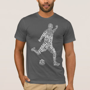 Fußball-Fußball-Sprachen (weiß) T-Shirt