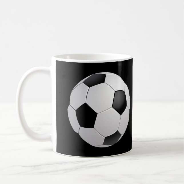 Fußball-Fußball-Tasse Kaffeetasse (Links)