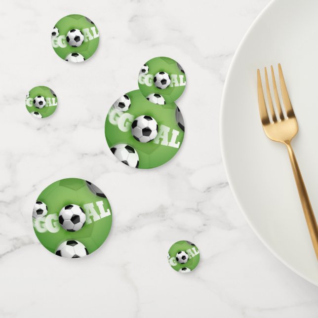 Fußball-Fußball-Ziel Konfetti (Gruppe)