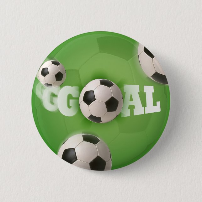 Fußball-Fußball-Ziel - Schaltfläche Button (Vorderseite)