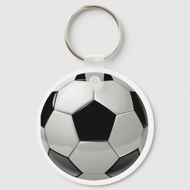 Fußball-Fußballball Schlüsselanhänger (Vorderseite)