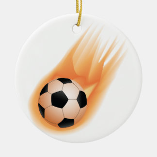 Fußball, Fußballfeuer Keramikornament