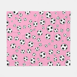 Fußball / Fußballnahtloses Muster   Fleecedecke