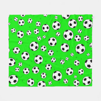 Fußball / Fußballnahtloses Muster  Fleecedecke