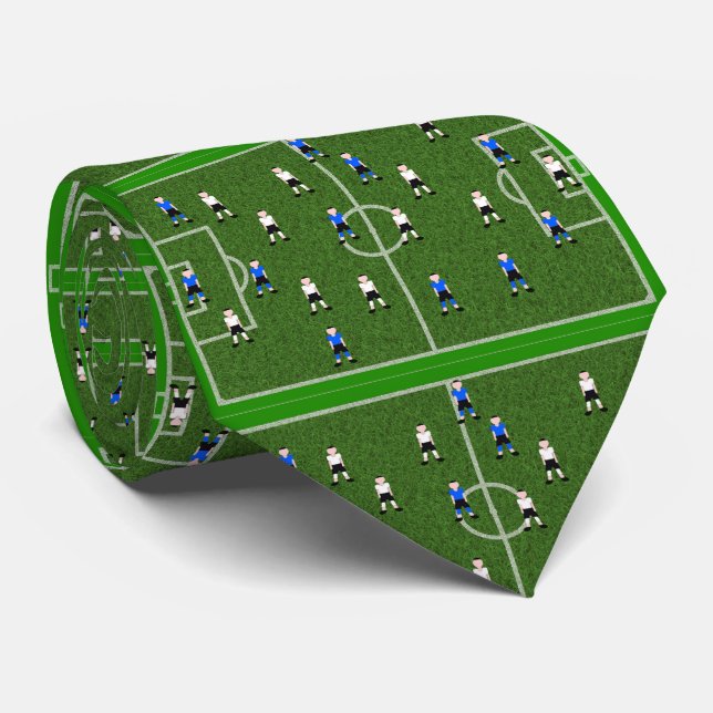 Fußball, Fußballplatz, Fußballteam Krawatte (Gerollt)