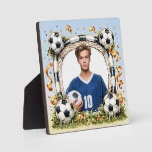 Fußball - Fußballrahmenplakette Fotoplatte