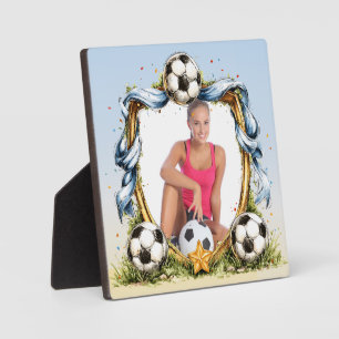 Fußball - Fußballrahmenplakette Fotoplatte