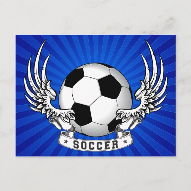 Fußball Fußballspiele Postkarte (Vorderseite)