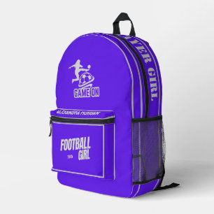 Fußball, Fußballspielerin, Mannschaft, Geschenk Du Bedruckter Rucksack