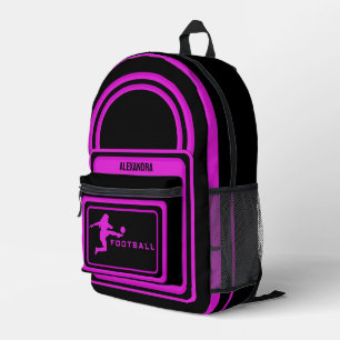 Fußball, Fußballspielerin, Mannschaft, Geschenk Du Bedruckter Rucksack