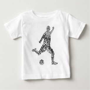 Fußball-Fußballsprachen Baby T-shirt