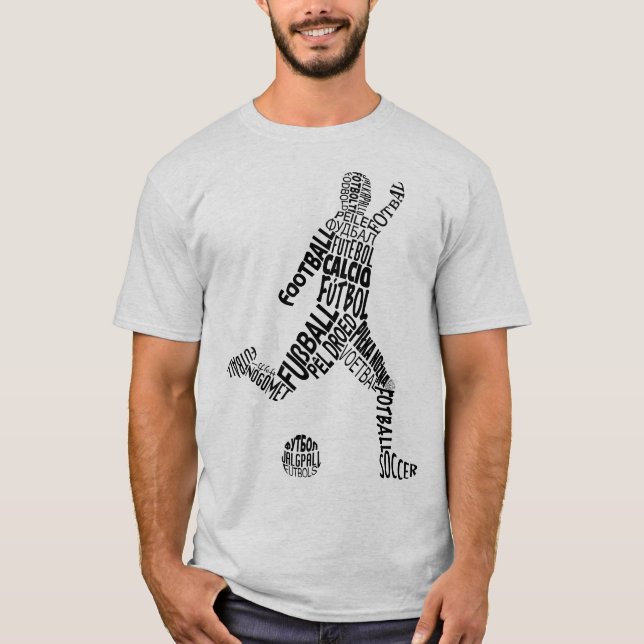 Fußball-Fußballsprachen T-Shirt (Vorderseite)