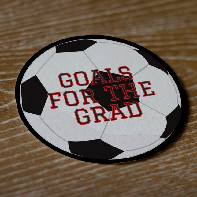 Fußball Futbol Abschluss Gästebuchskarten Ankündigung (Von Creator hochgeladen)