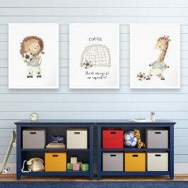 Fußball-Futbol-Player, Kids benutzerdefinierter Te Bilderwand Sets