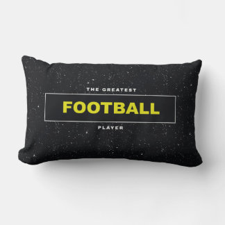 Fußball Game Day Black Yellow Sports Kissen