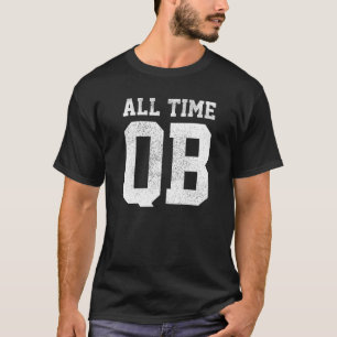 Fußball Ganze Zeit QB Quarterback Kinder Jungen Va T-Shirt