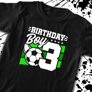 Fußball Geburtstag - 3 Jahre alter Junge - 3. Gebu T-Shirt