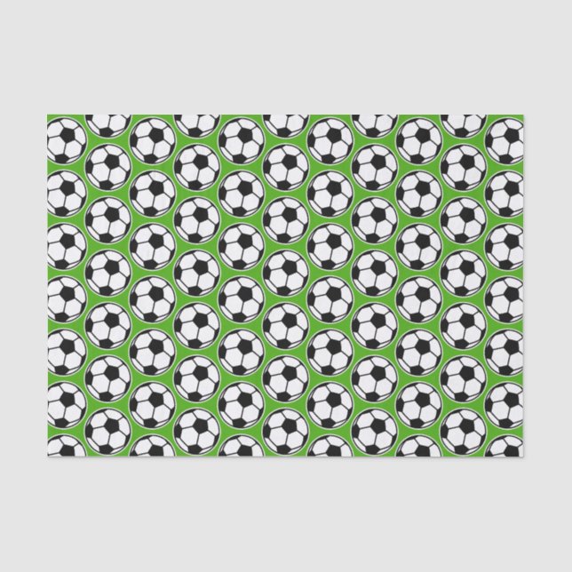 Fußball Geburtstag Geschenkpapier Füller Seidenpapier (Vorderseite)