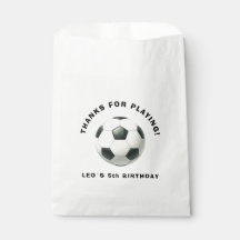 Fußball-Geburtstags-Geschenktüte Junge | Editierba
