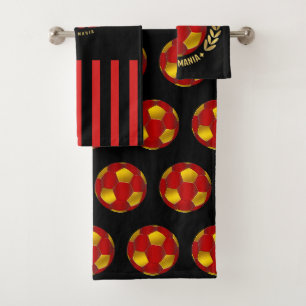 Fußball-Geburtstagsgeschenke Badhandtuch Set