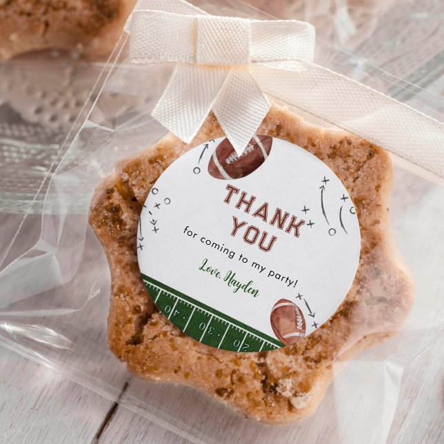 Fußball Geburtstagspartei Danke, Aufkleber (Von Creator hochgeladen)