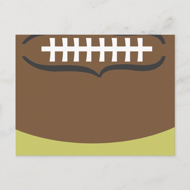 Fußball Geburtstagspartei Postcard Einladung (Vorderseite)