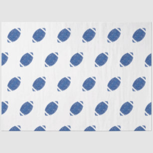 Fußball Geburtstagsparty Blue White Seidenpapier