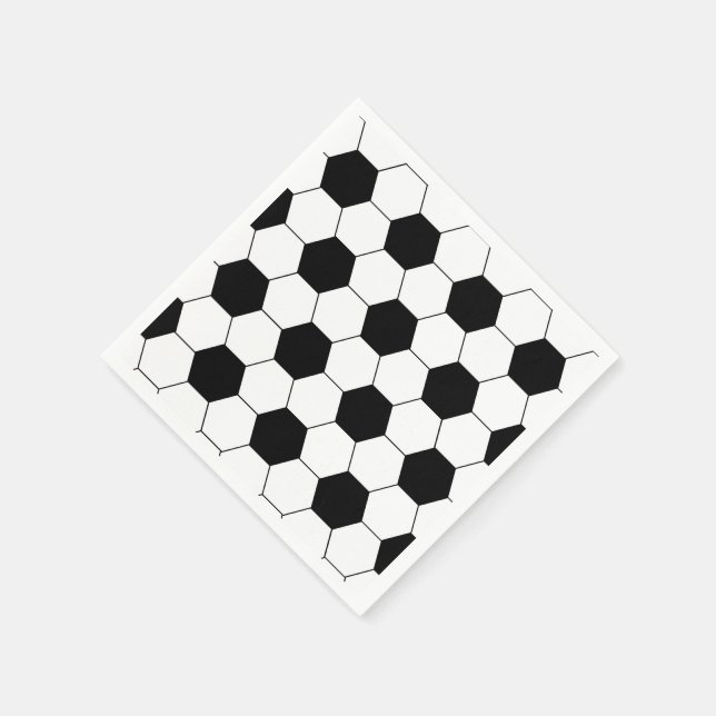 Fußball Geburtstagsparty Serviette (Ecke)