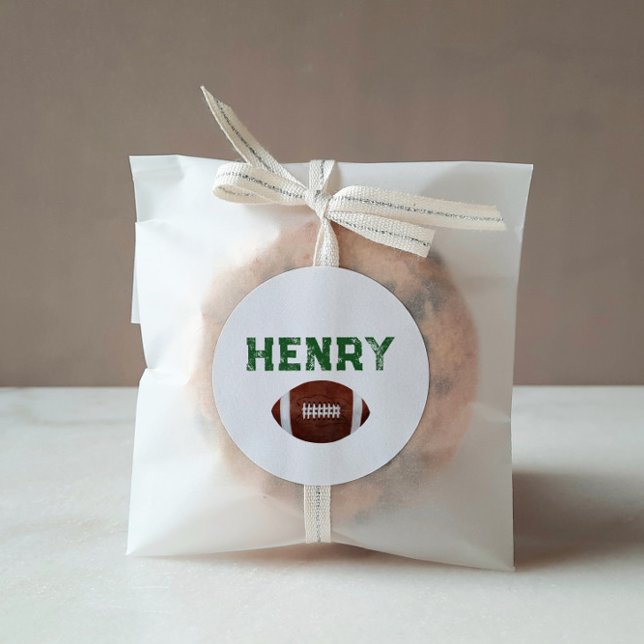 Fußball-Geburtstagsticker Runder Aufkleber (Von Creator hochgeladen)