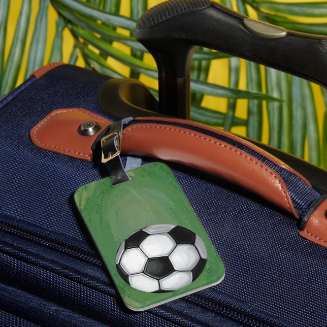 Fußball Gepäckanhänger (Vorderseite Insitu 1)