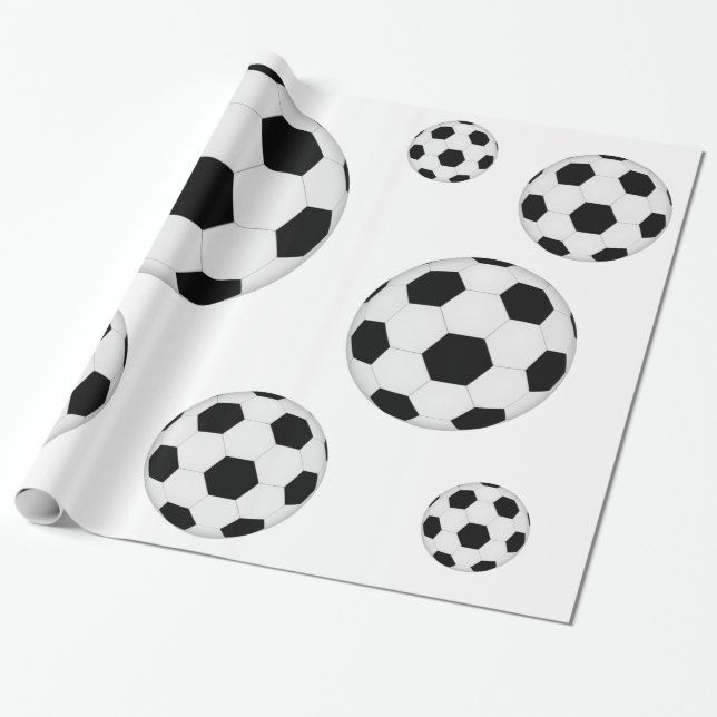 Fußball Geschenkpapier (Ungerollt)