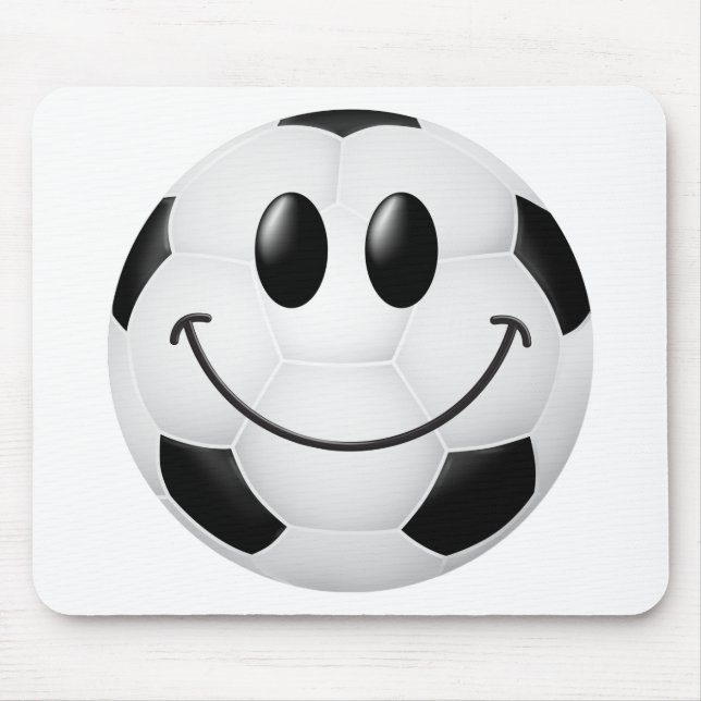 Fußball-Gesicht Mousepad (Vorne)