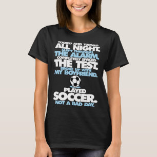 Fußball gespielt, nicht an einem D-Day Mädchen Lus T-Shirt