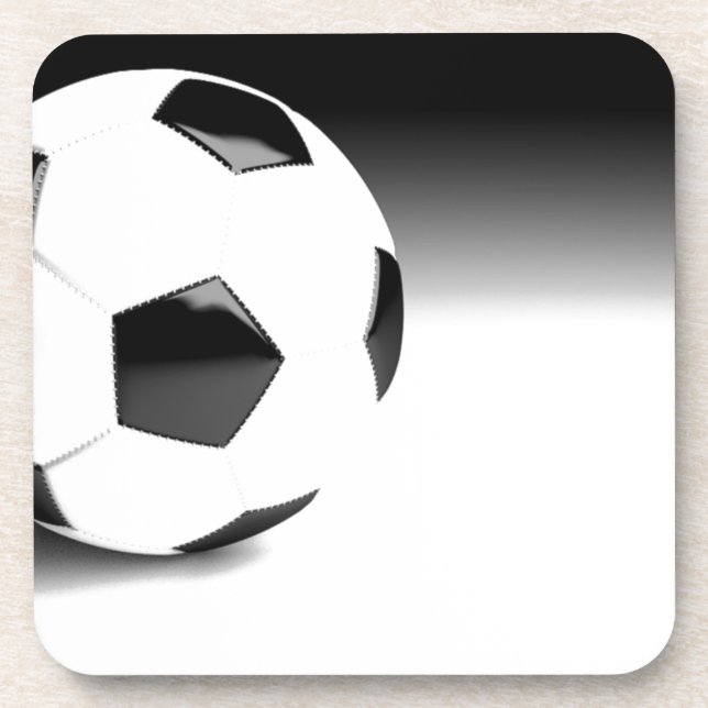 Fußball Getränkeuntersetzer (Vorderseite)