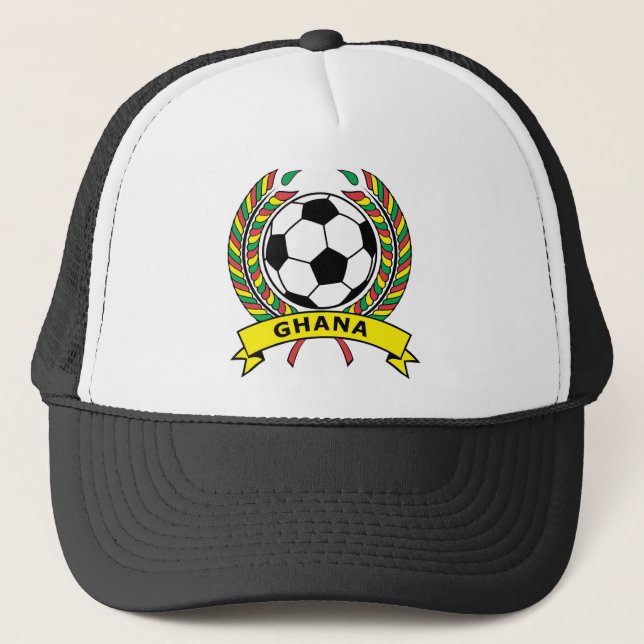 Fußball Ghana Truckerkappe (Vorderseite)