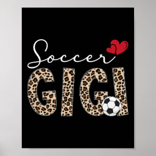 Fußball Gigi Leopard Gigi Von Einem Fußballspieler Poster