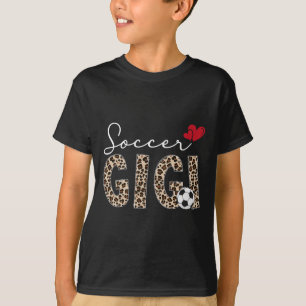 Fußball Gigi Leopard Gigi Von Einem Fußballspieler T-Shirt