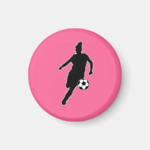 Fußball-Girl-TAG-Player (weiblich) - Pink-R Magnet