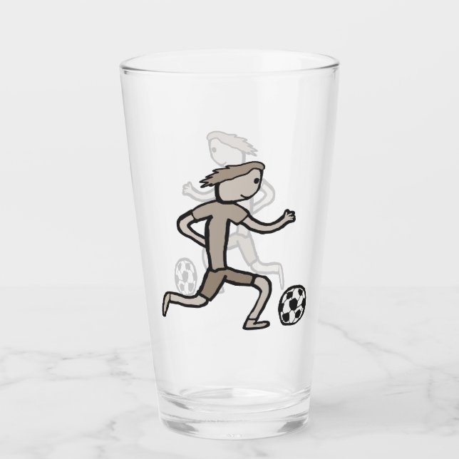 Fußball Glas (Vorderseite)