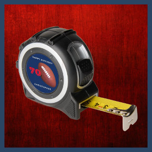 Fußball-Glückwunsch zum Geburtstag jedes Alters, j Maßband