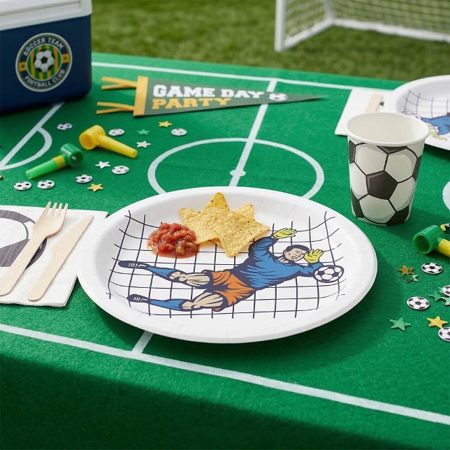 Fußball Goalie Pappteller (Von Creator hochgeladen)