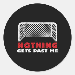 Fußball Goalie Player Athlete Motivation Team Spor Runder Aufkleber