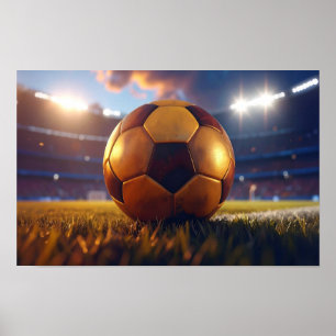 Fußball - Goldball Poster