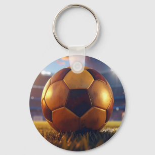 Fußball - Goldball Schlüsselanhänger