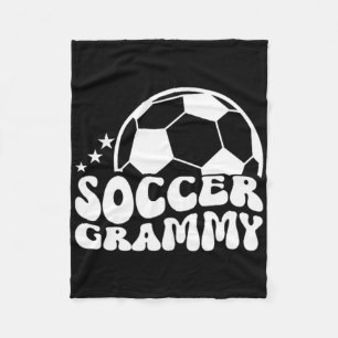 Fußball Grammy Groovy Grammy eines Fußballspielers Fleecedecke