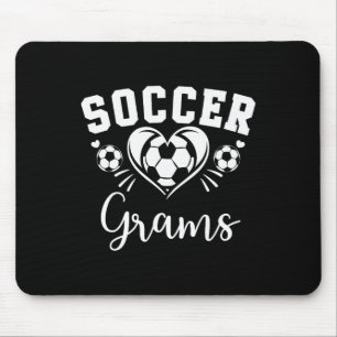 Fußball-Grams Fußball-Herz Mousepad